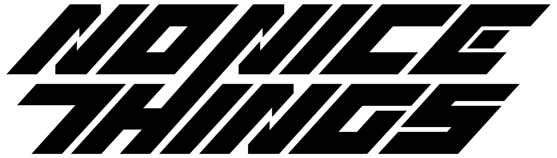 No Nice Things Logo