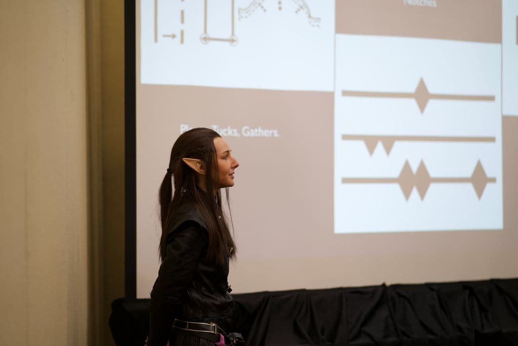 Attendees at a OneAnime panel session